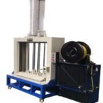 Efficient Pneumatic Bale Press Machine with Automatic Strapping for Tarpaulin Packaging